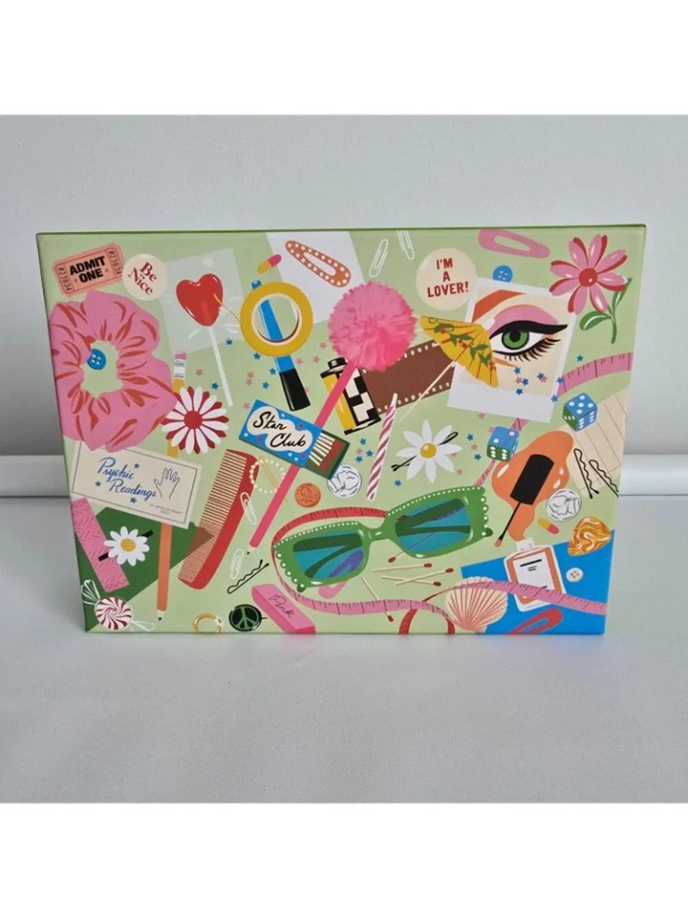 Ban.do x Bijou Karman Junk Drawer Jigsaw Puzzle 500 Pieces Complete